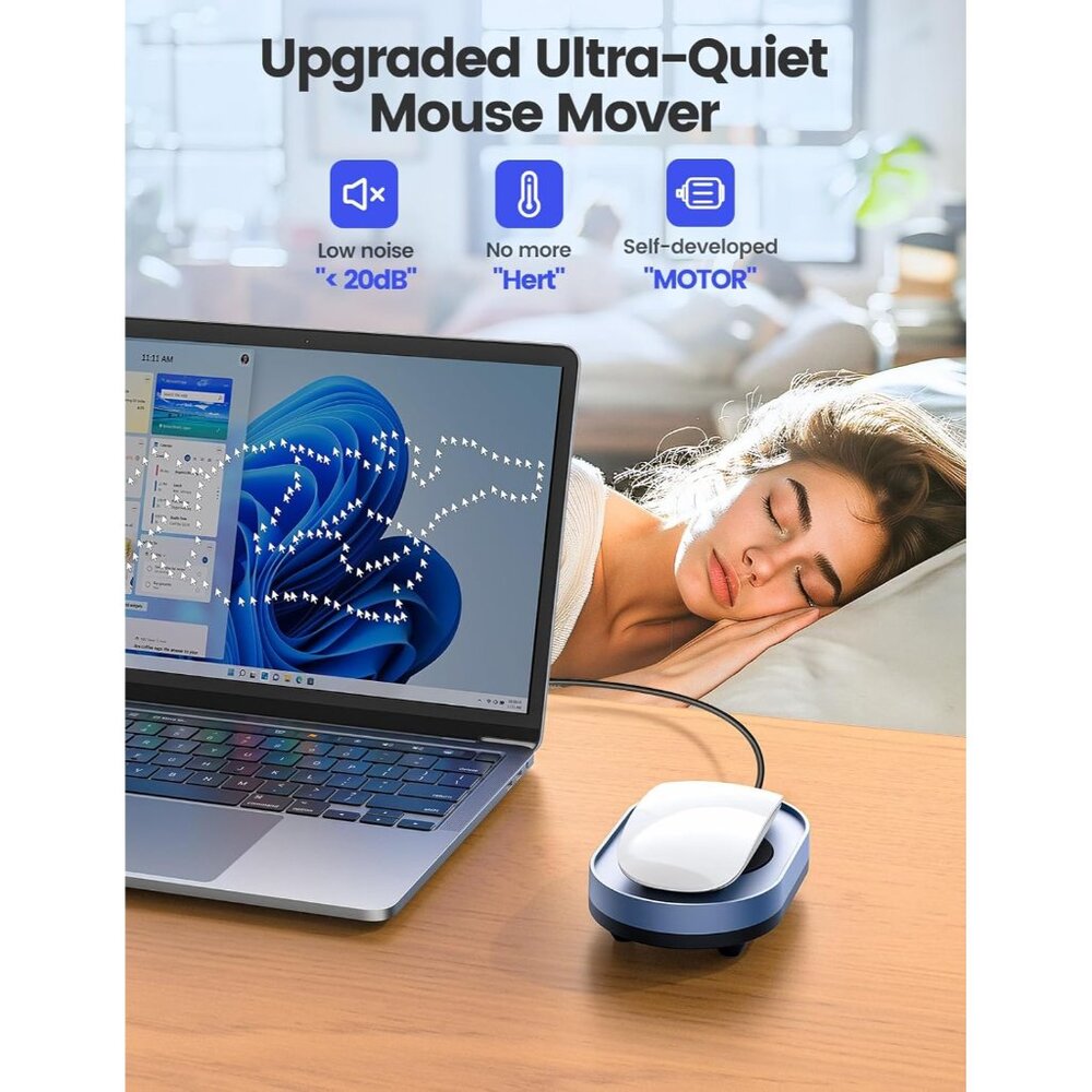Undetectable Mouse Mover, M4 Mouse Jiggler Device with ON/Off Switch, Driver-Fre - Picture 6 of 7